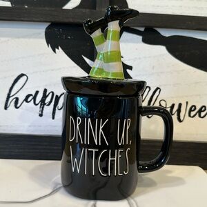 DRINK UP WITCHES Topper Mug by Rae Dunn